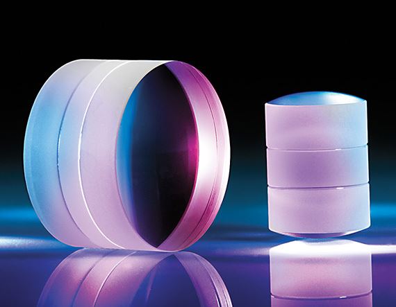 E-67-418 10mm Dia x 15mm EFL Hastings Triplet Achromatic Lens