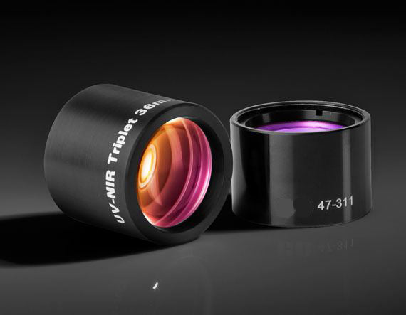 E-47-613 45mm EFL Uncoated, UV-to-NIR Corrected Triplet