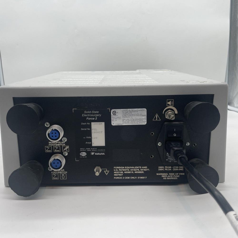 Valleylab Force 2 CEM ESU Electrosurgical Unit 30 Day Warranty