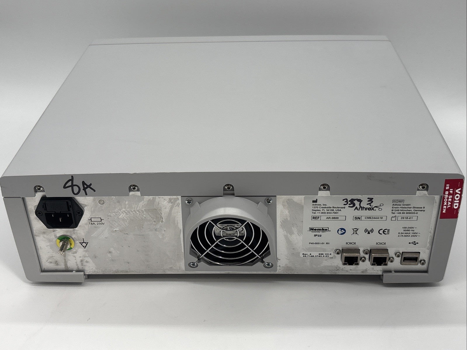 Arthrex Synergy RF Bipolar Ablation w Footpedal (REF AR-9800) — 30 Day Warranty!