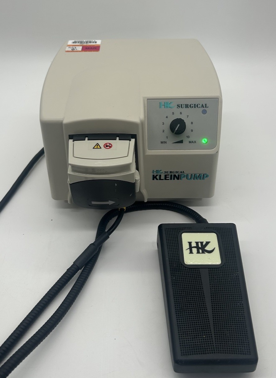 HK Surgical Klein KIP-II Infiltration Pump II With HK Foot Pedal 30 Day Warranty