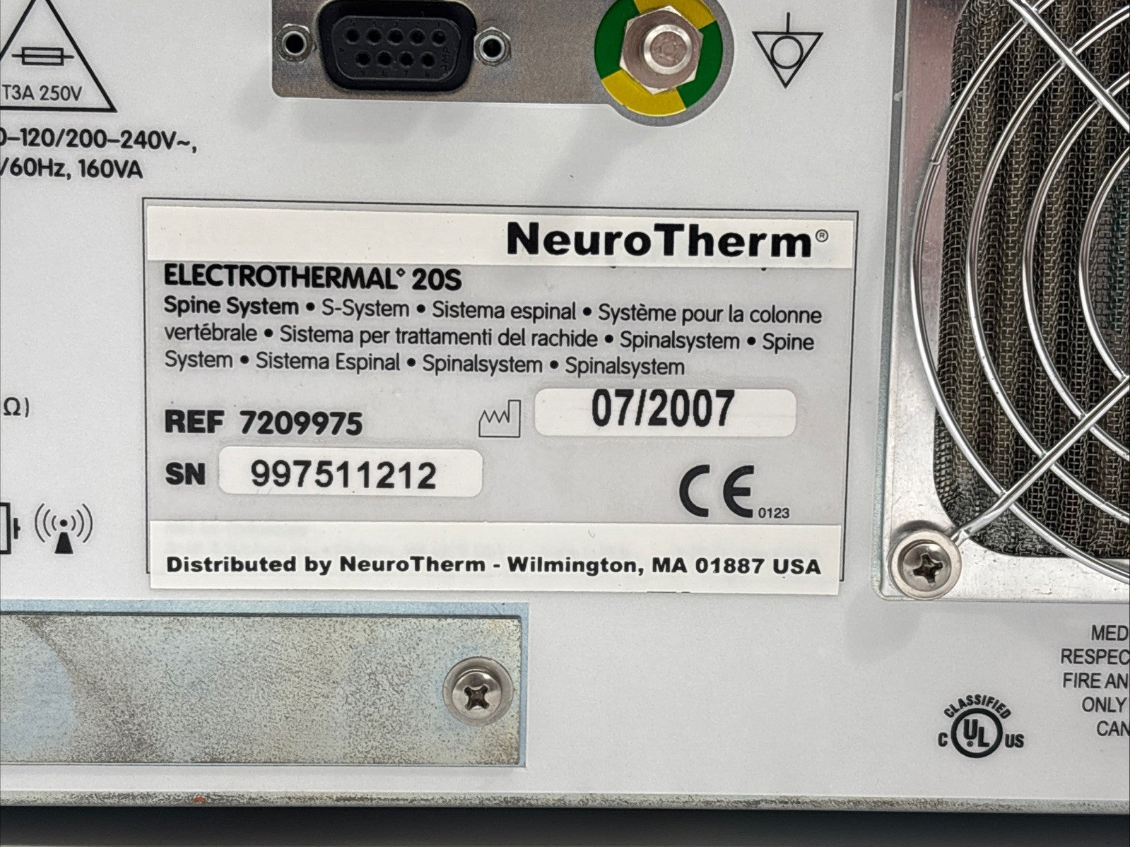 Neurotherm Electrothermal 20S Spine RF Generator W RF Probe 30 Day Warranty!