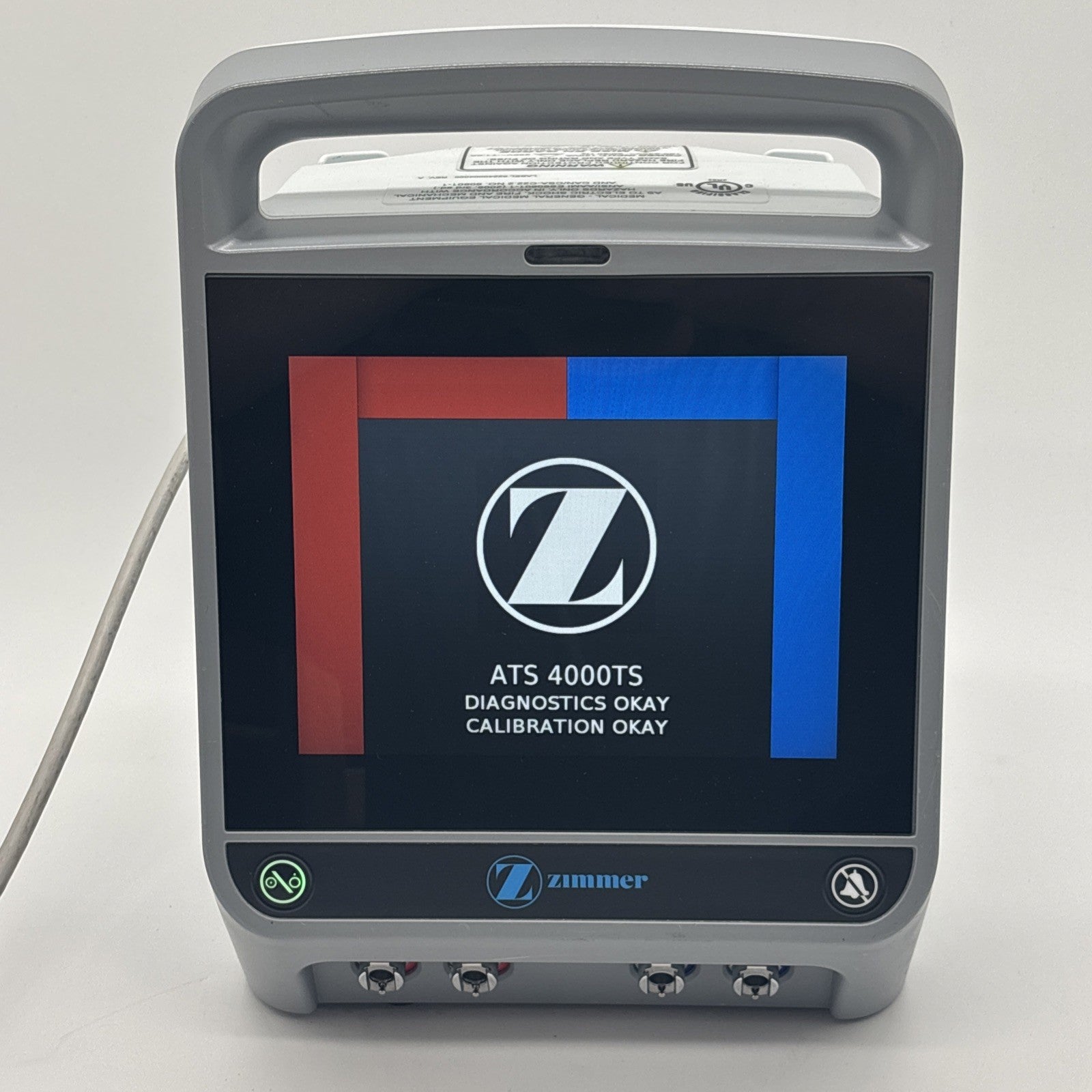 Zimmer A.T.S. 4000 TS Tourniquet (REF: 60-4000-101-00) — 30 Day Warranty!