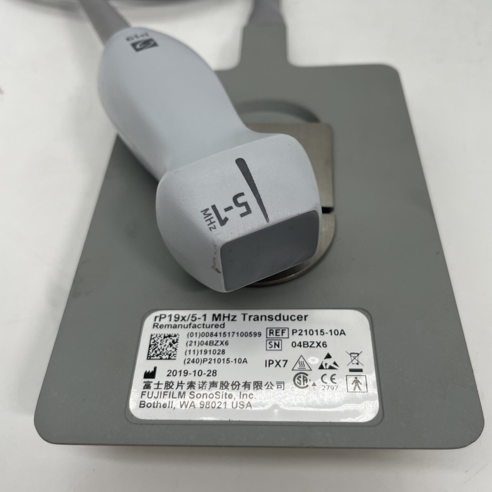 Sonosite Rp19x/5-1 MHz Transducer Probe TESTED 30 Day Warranty!