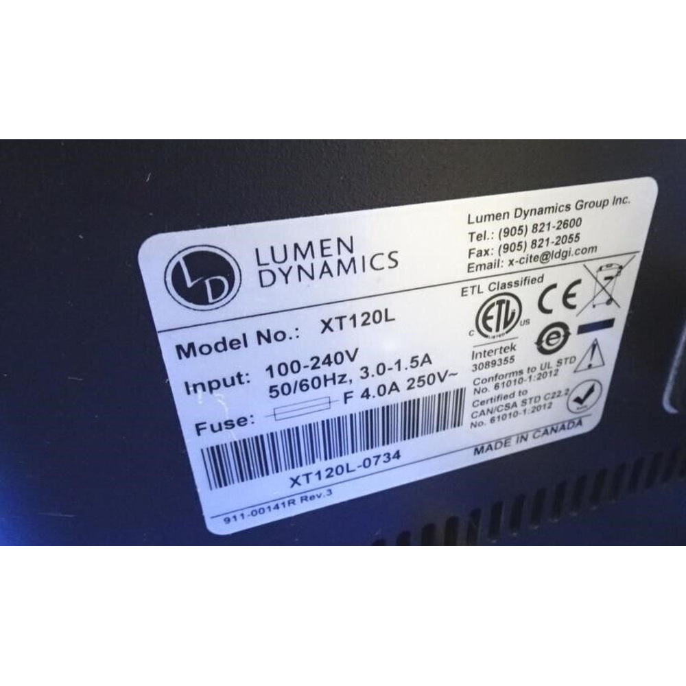 Lumen Dynamics – Light Source X-Cite 120 LED XT120L 30 Day Warranty