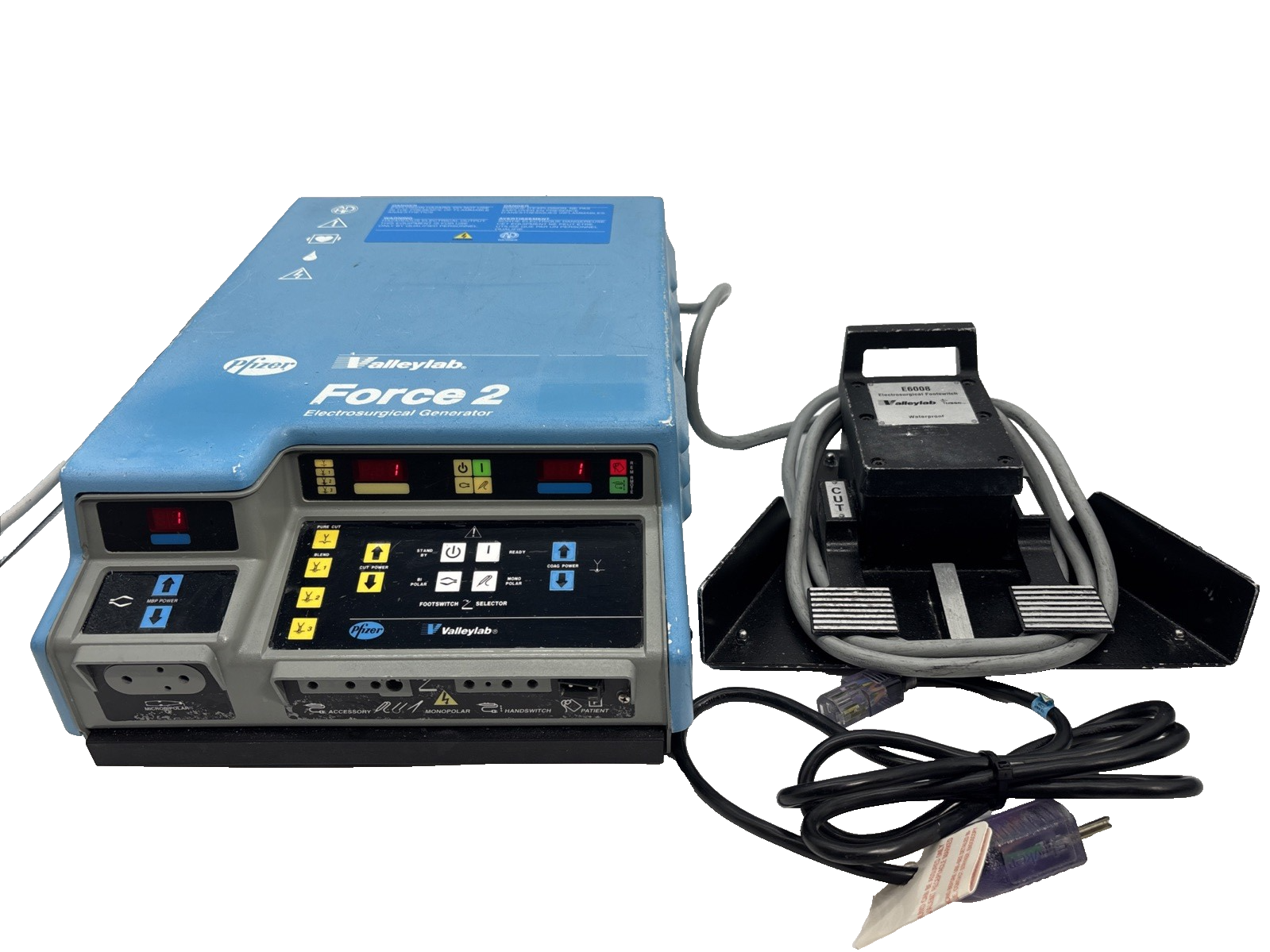 Pfizer Valleylab Force 2 (2PCH) ESU W Footpedal 30 Day Warranty!