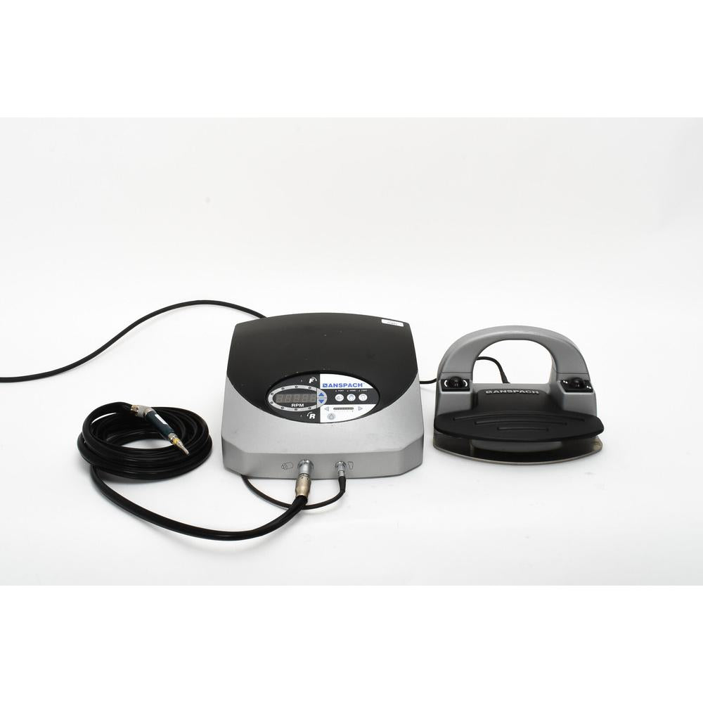 Anspach – eMax 2 Plus – neurosurgical drill system – with power console and footswitch