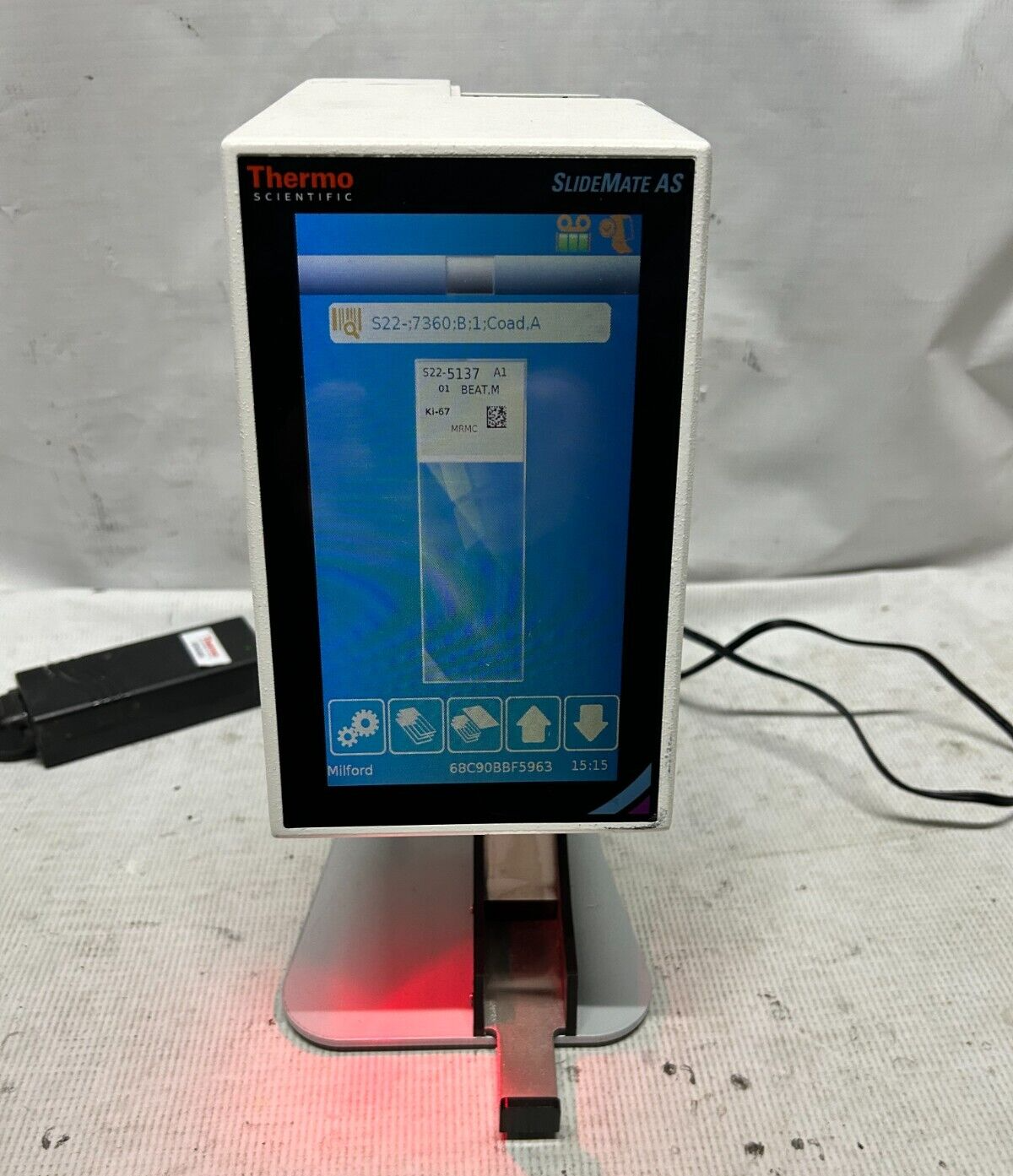 Thermo Scientific SlideMate AS P21001-E Slide Printer A83900004 30 Day Warranty