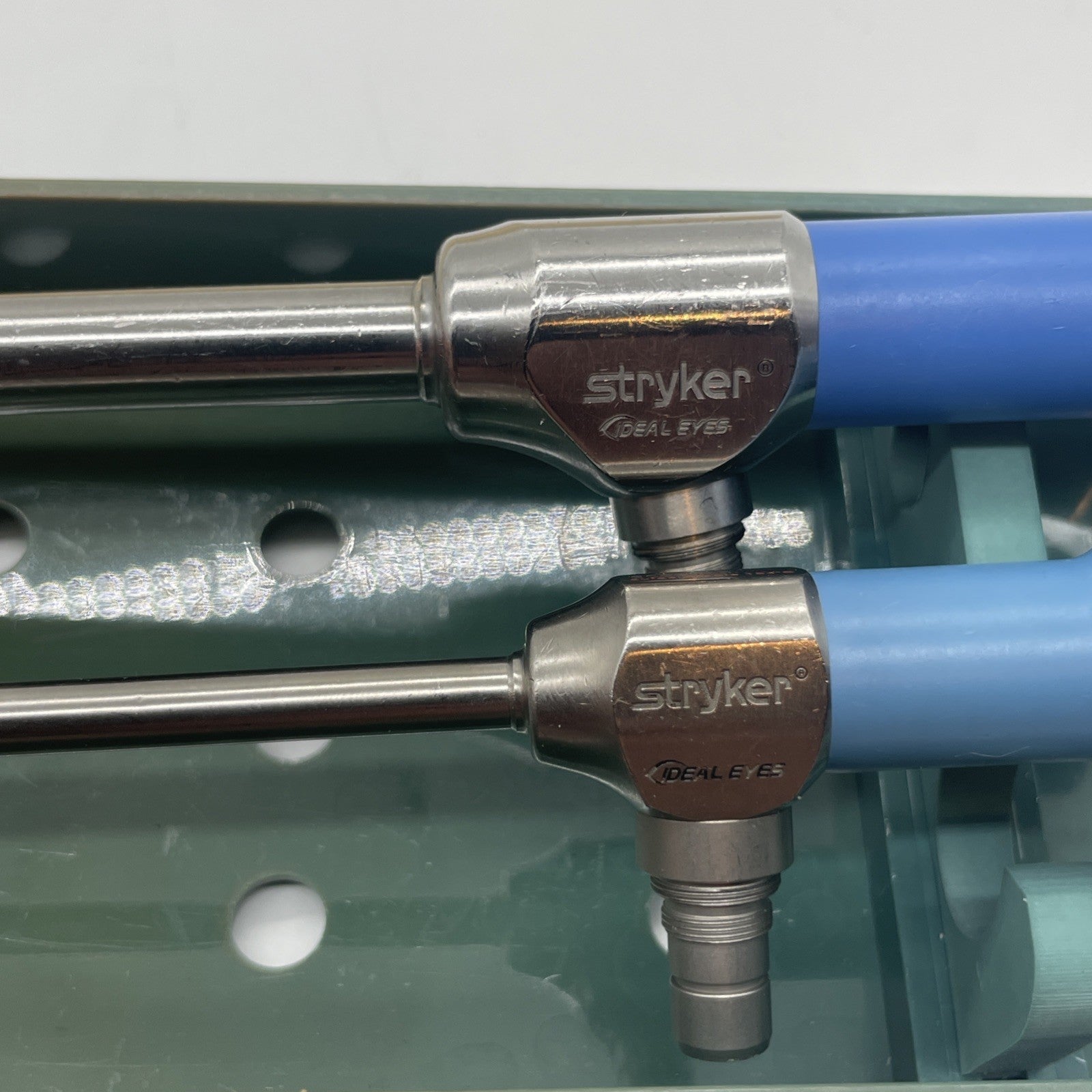 Lot of 2 Stryker Ideal Eyes 5MM and 10MM W Sterilazation Case