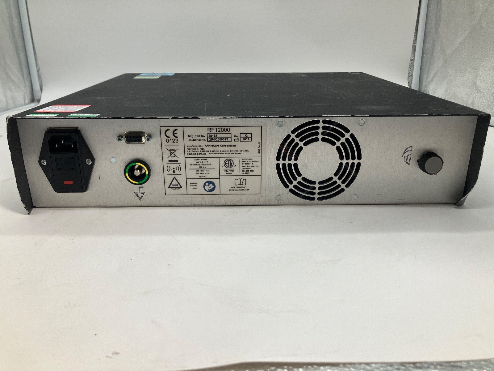 ArthroCare RF12000 SportsMedicine Quantum 2 Electrosurgical Unit 30 Day Warranty