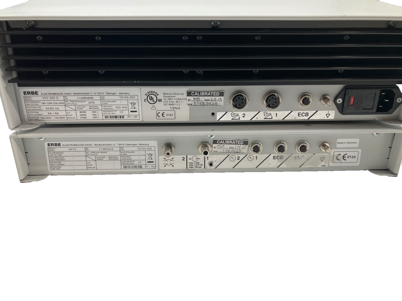 ERBE VIO 300 D + APC 2 ESU Electrosurgical Unit W  Footpedal 30 Day Warranty!