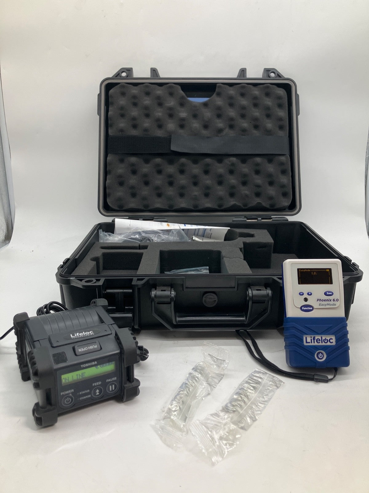 Lifeloc Phoenix 6.0BT Kit Printer Breathalyzer DOT w/ Case 30 Day Warranty!
