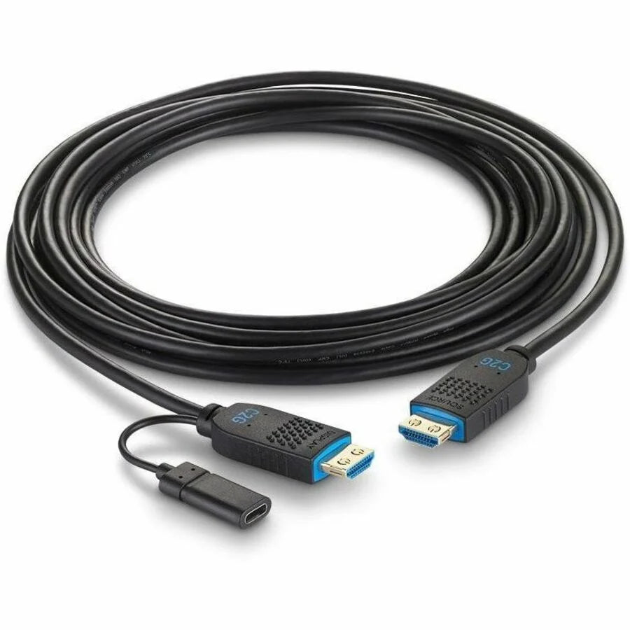 C2G Performance Series 20ft High Speed HDMI Active Optical Cable - 4K HDMI AOC Cable - Plenum Rated - HDMI 2.0 - 60Hz