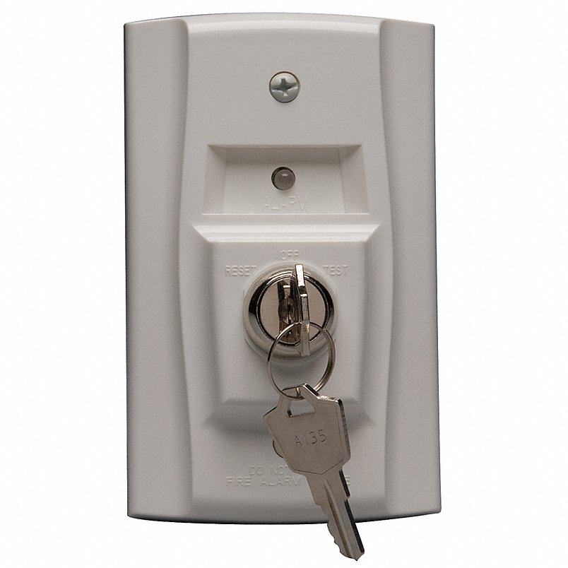RTS151KEY | System Sensor Remote Test & Reset Station, Key-Operated, LED Status Indication