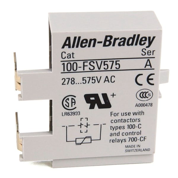 Allen-Bradley 100-FSV136 MOV Surge Suppressor 56–136VAC / 78–180VDC for 100C Contactors