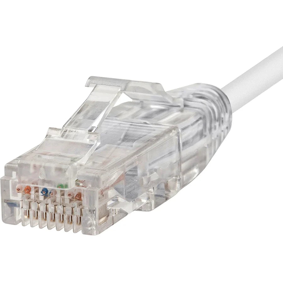 Monoprice SlimRun Cat6 28AWG UTP Ethernet Network Cable, 7ft White