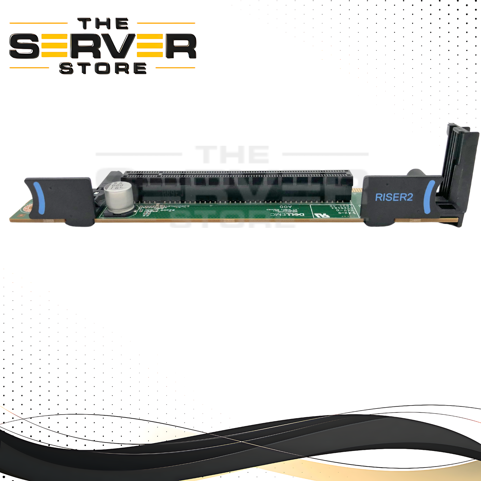 Dell PowerEdge R640 PCI-E Riser 2 Card (4-in-1) for Second CPU. P/N: W6D08, 0W6D08.