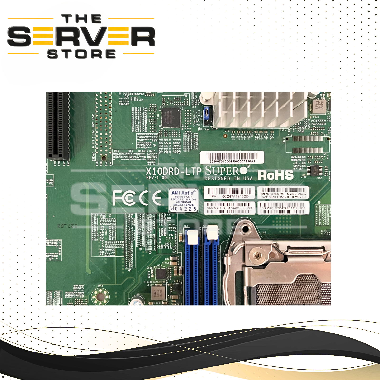 Supermicro E-ATX Dual Xeon E5 Socket R3 Server Motherboard DDR4 10GbE X10DRD-LTP