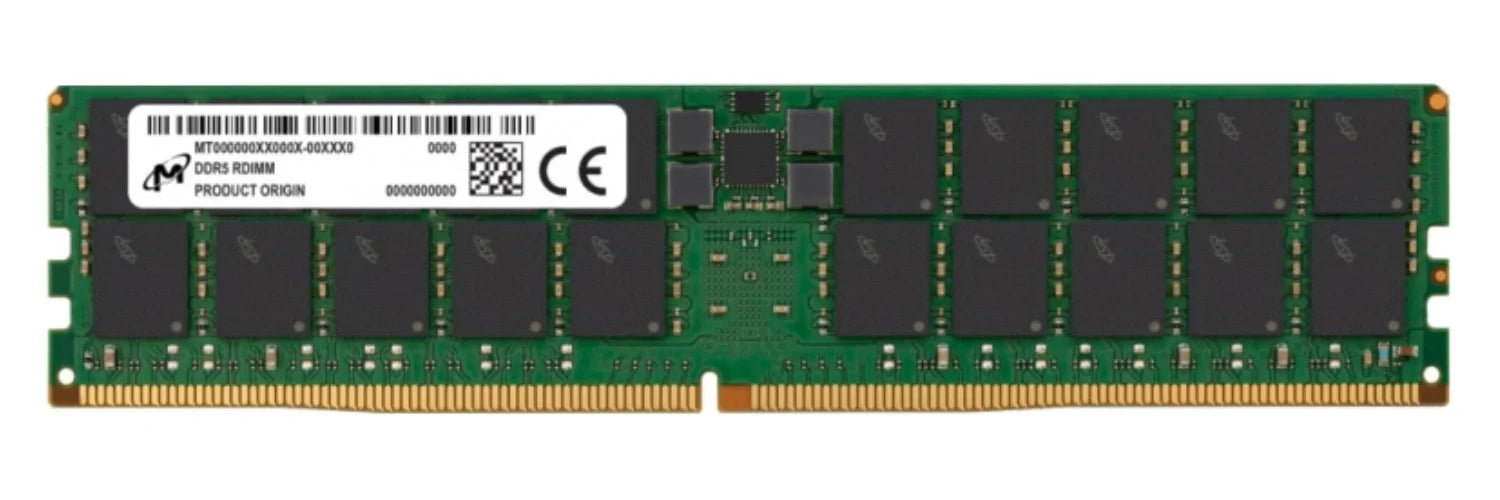 Micron 64GB DDR5 PC5-38400B-R 4800MT/s 2Rx4 ECC Registered Memory