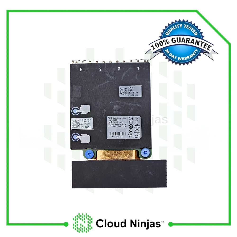 Dell Intel X550/i350 2x10GbE + 2x1GbE RJ45 NDC