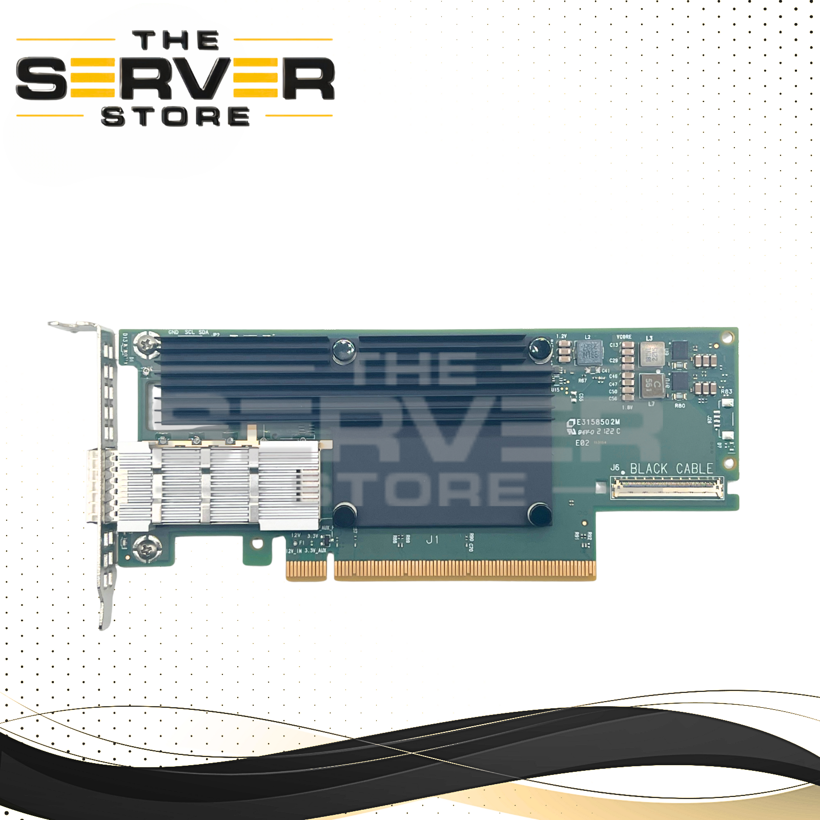 HPE ConnectX-6 InfiniBand HDR/Ethernet 200GB 1-Port QSFP56 PCIe G4 x16 Network Adapter P23664-B21 P24753-001