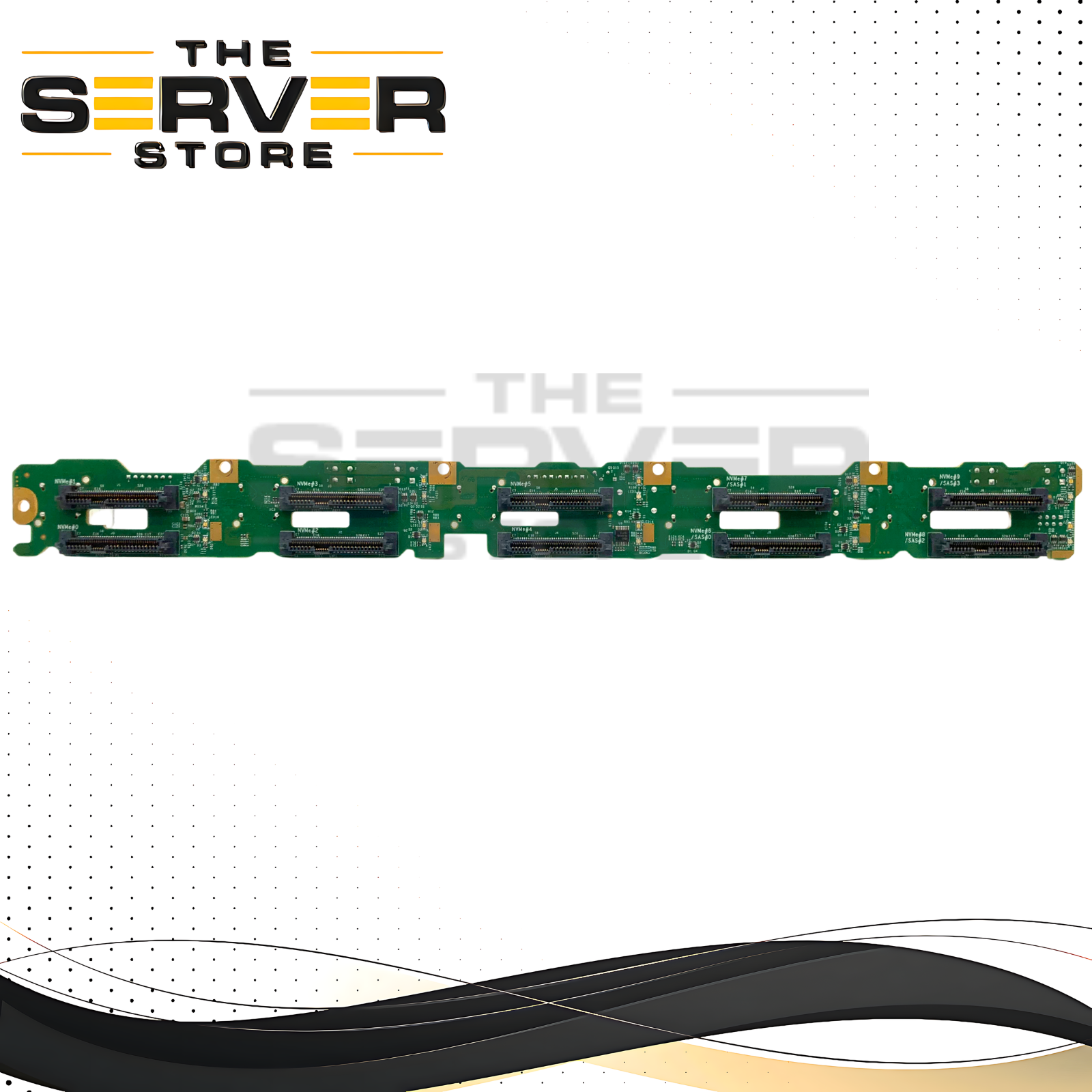 Supermicro 1U 10-Bay 2.5" U.2 NVMe Direct-Attach Backplane BPN-SAS3-116A-N10