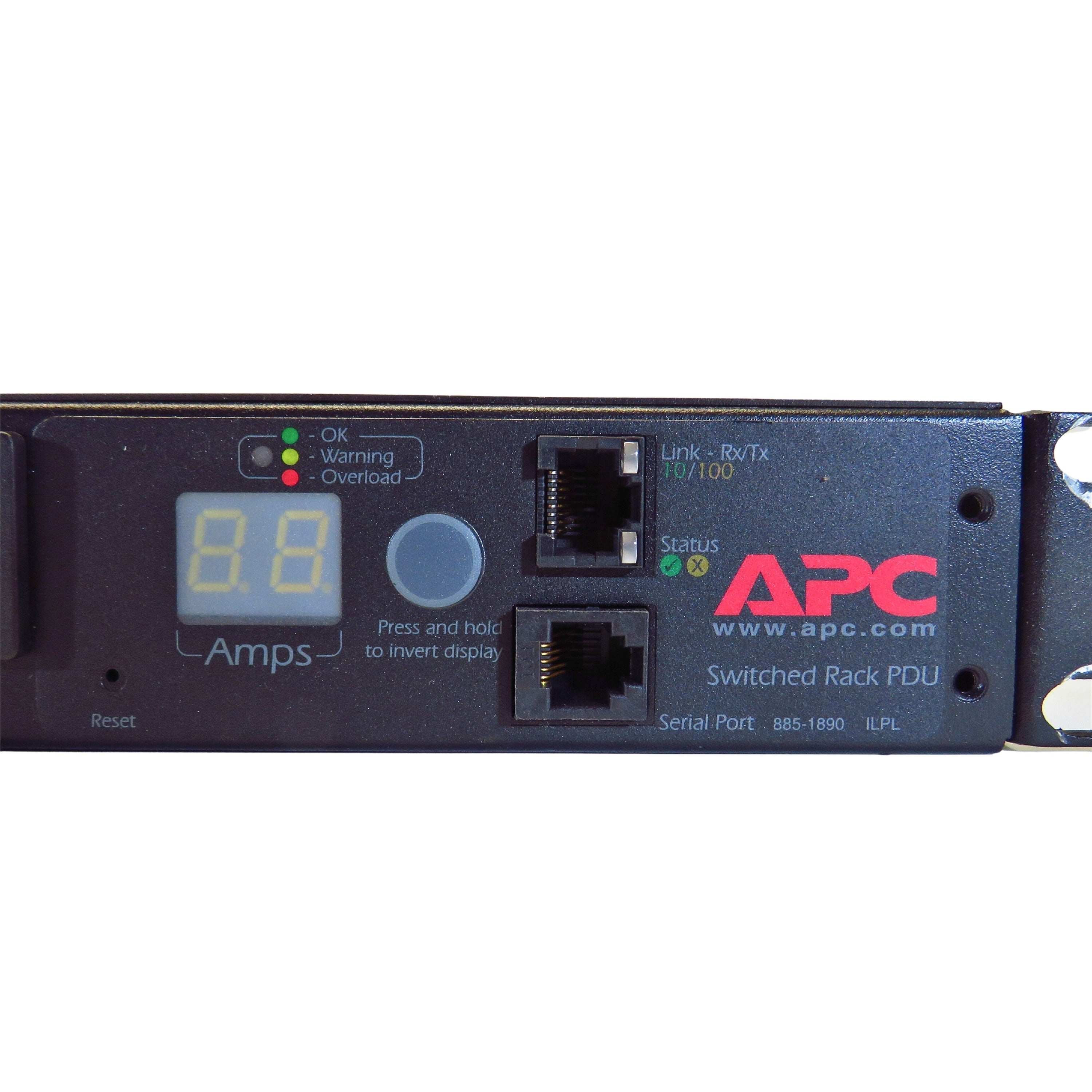 APC AP7921 Power Distribution Unit 16A 208/230V 8x C13 Sockets Rack PDU (Refurbished)