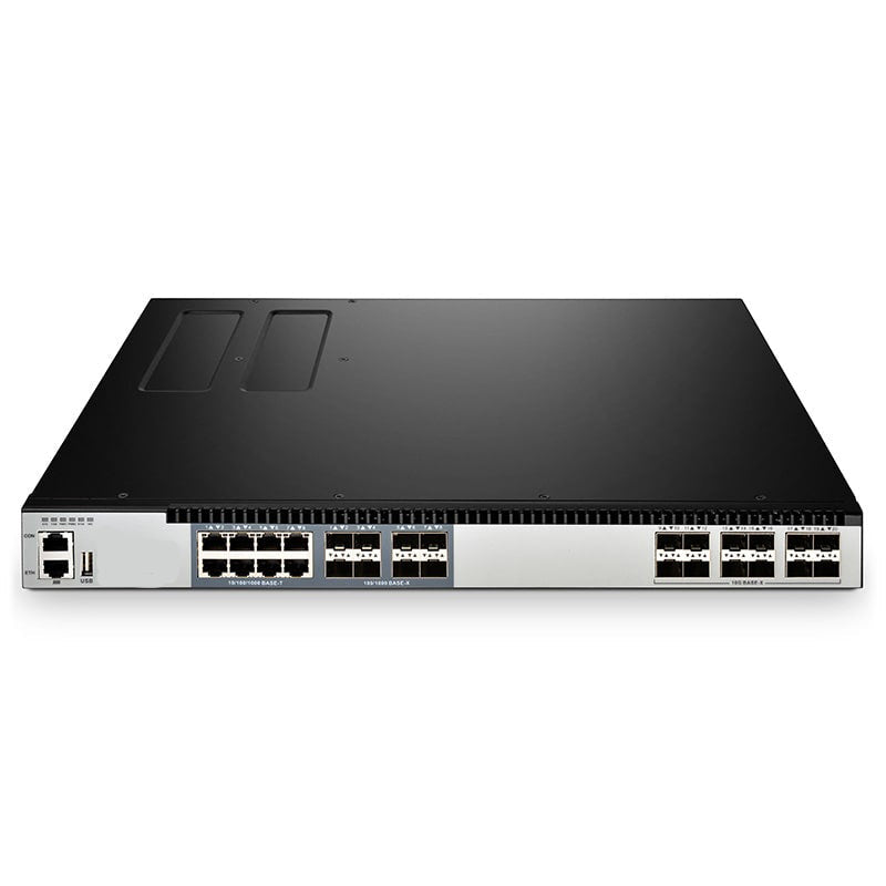 FS-S5800-8TF12S, 12-Port Ethernet L3 Switch,12 x 10Gb SFP+, with 8 x Gigabit Combo, Support MLAG