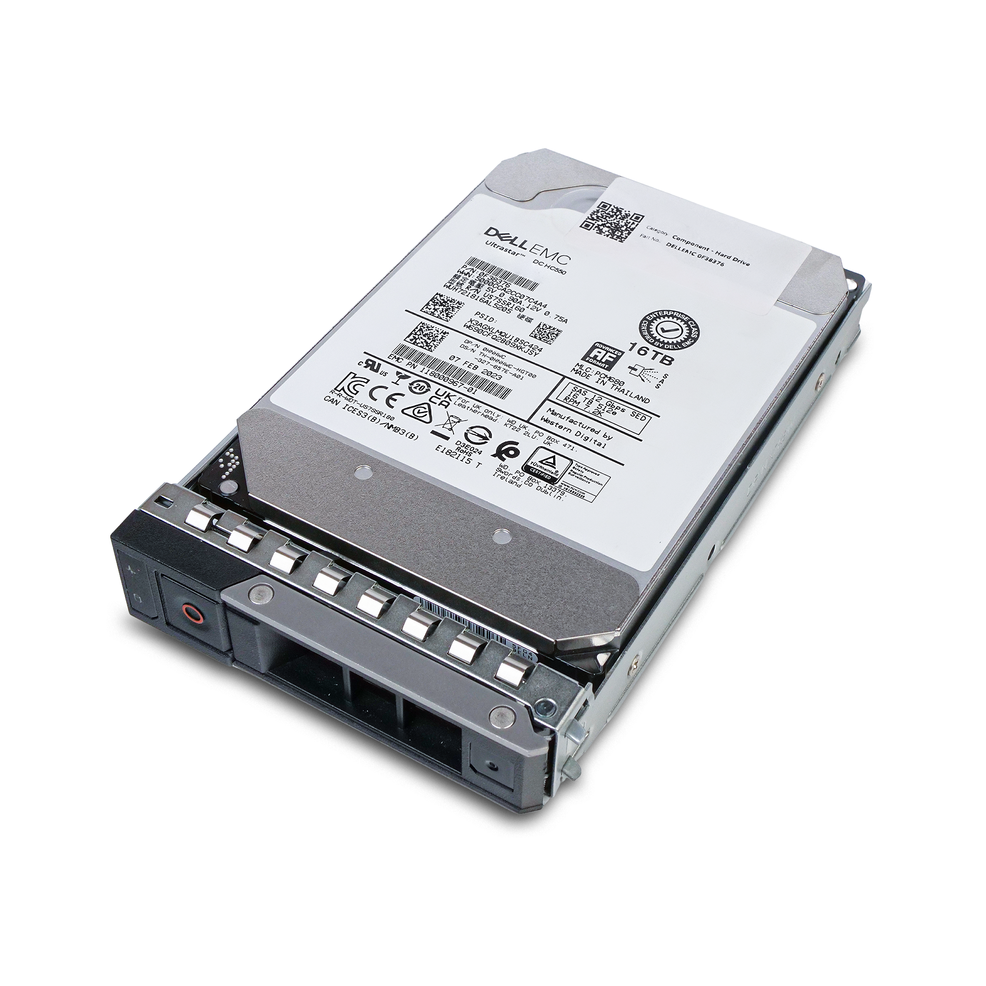 Dell G14 8MG73 16TB 7.2K RPM SAS 12Gb/s 512e 3.5in Refurbished HDD