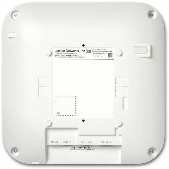Juniper AP36 Tri Band Wi-Fi 7 IEEE 802.11 a/b/g/n/ac/ax/be 17.98 Gbit/s Wireless Access Point - Indoor