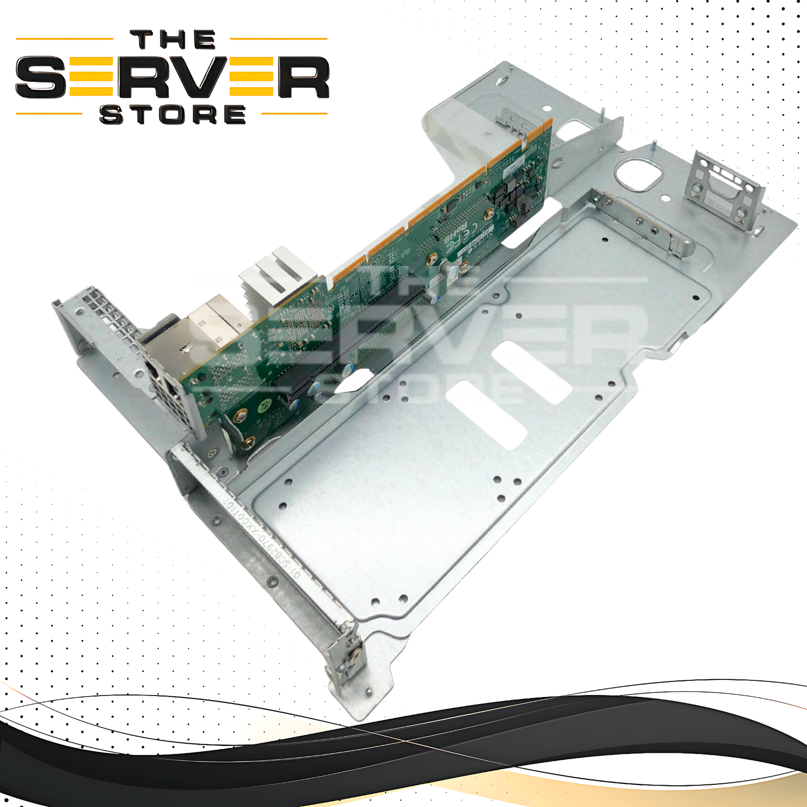 Supermicro 2U Intel X540 Ultra Riser Card with Dual-Port 10GBase-T (RJ45) Network Ports, for Slot 2 (CPU2). P/N: AOC-2UR68-I2XT.