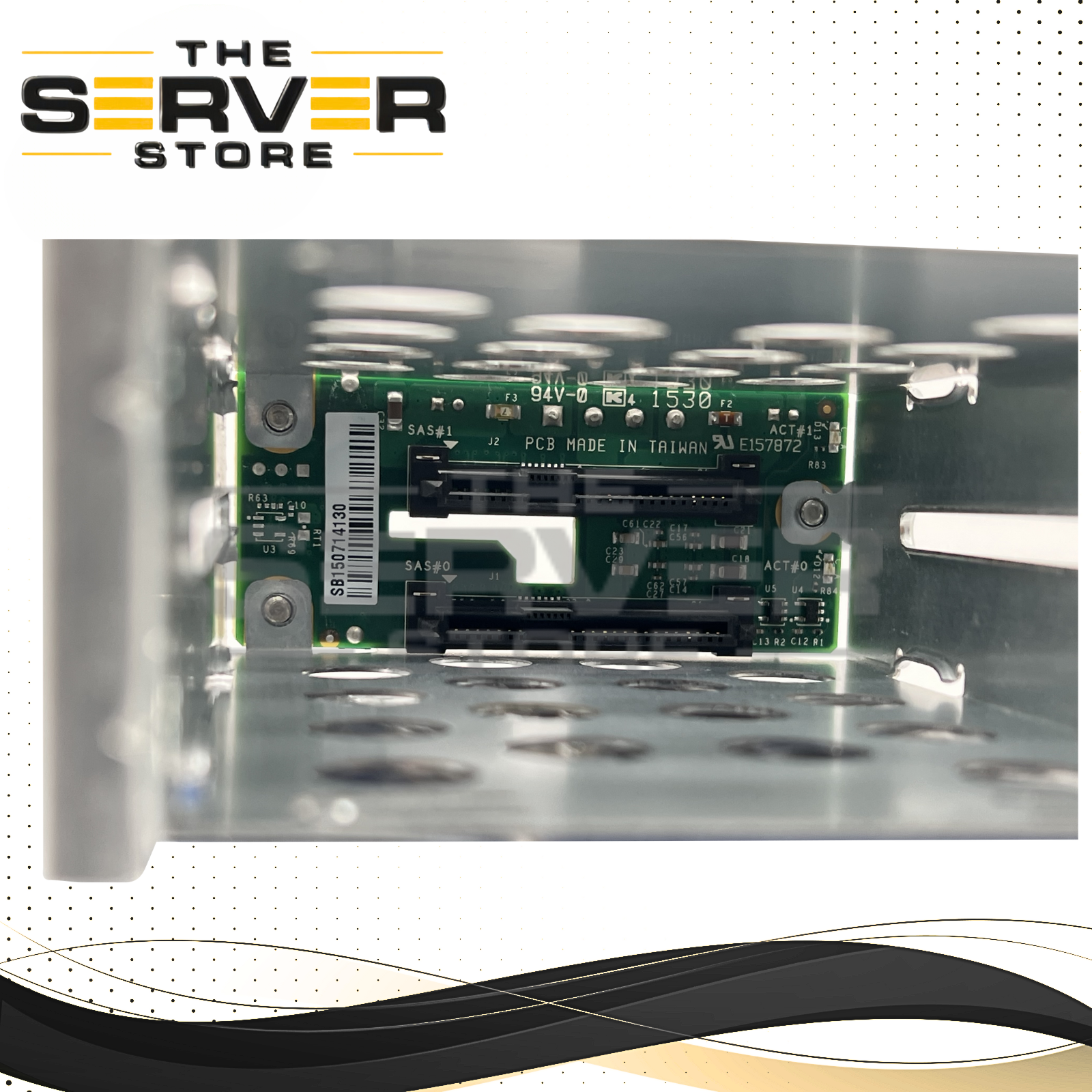 Supermicro 2-Bay Rear 2.5" SFF SAS HDD Backplane with Cage BPN-SAS826-2PT