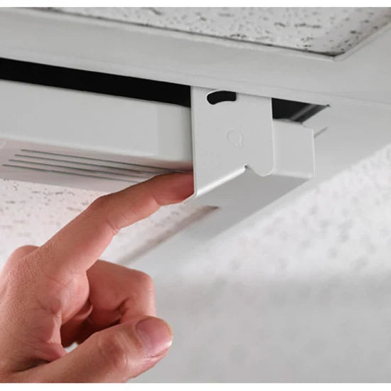Chief 1' x 2' Above Suspended Ceiling Storage Box - White