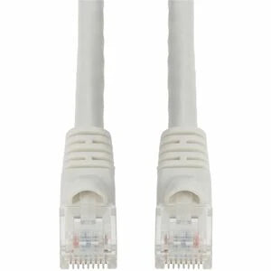AddOn 10ft White CAT 6 PVC Ethernet Cable Snagless Bubble Boot RJ-45 M/M