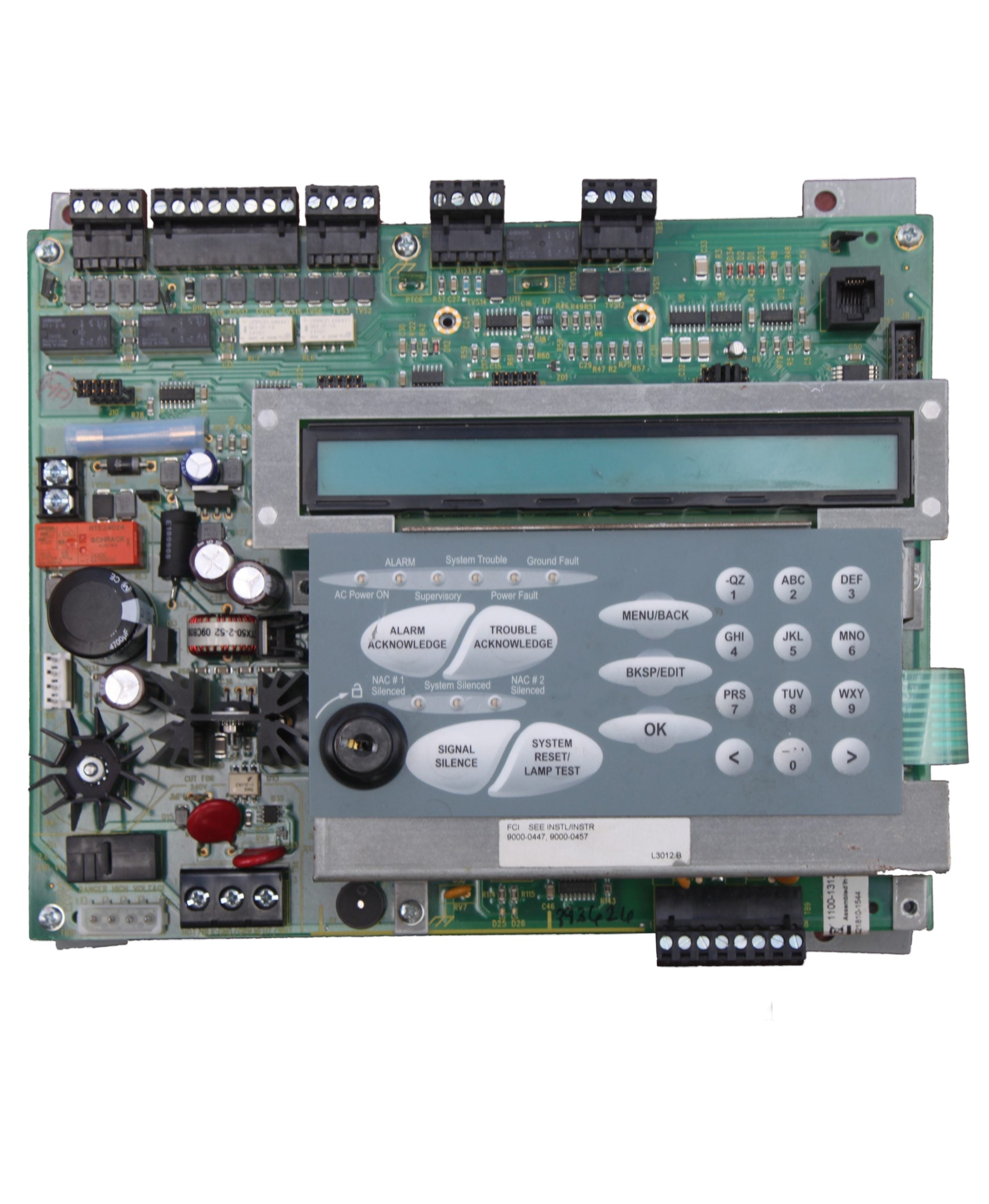 7100-2D | Gamewell FCI Fire Alarm Control Panel, 7100 Series, Dual-Loop