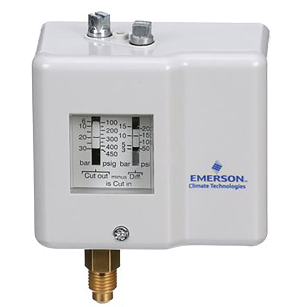 PS1-X5A | Alco-Emerson Adjustable Refrigeration Pressure Control, Auto Reset