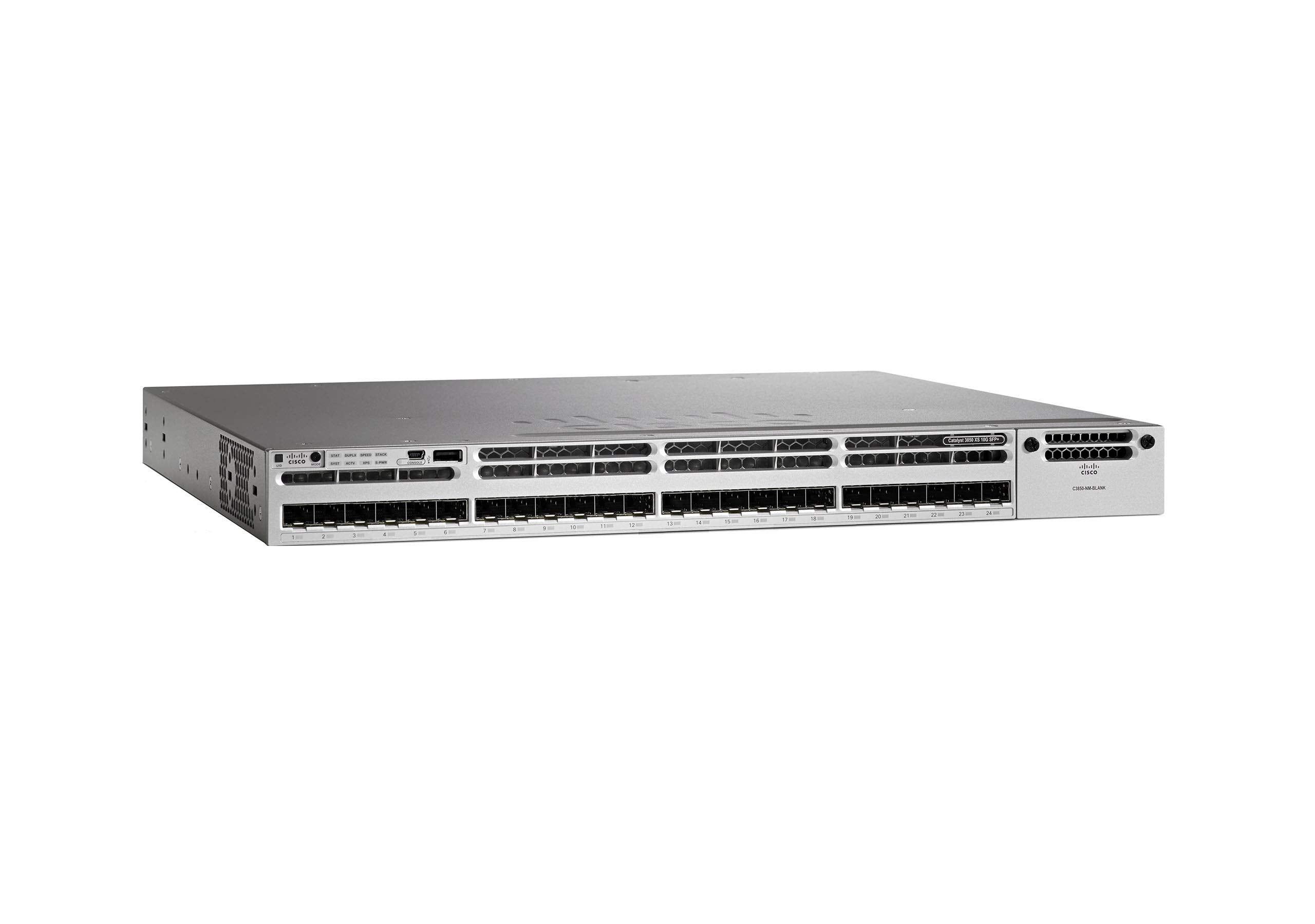 Cisco WS-C3850-24XS-S Refurbished — 24-Port 10G SFP+ Switch