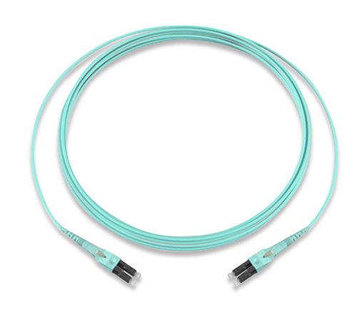 Corning 797902QD120005M LC-LC MM Uniboot OM4 50 Duplex Jumper, 5m
