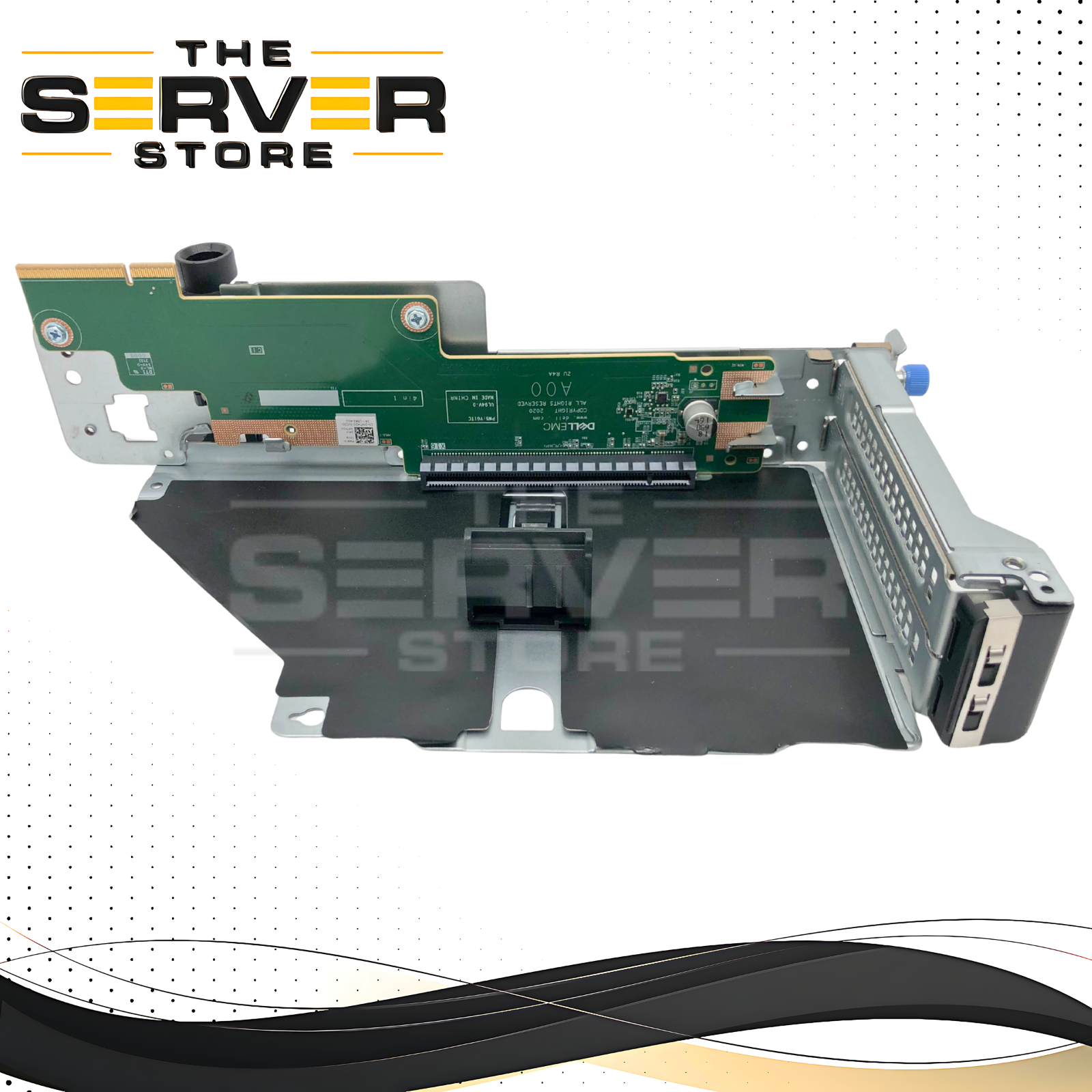 Dell PowerEdge R750 Server Riser 4 Board (4 in 1) with 1x PCIe x16 Slot and Metal Bracket. P/N: WTHD0, 0WTHD0.