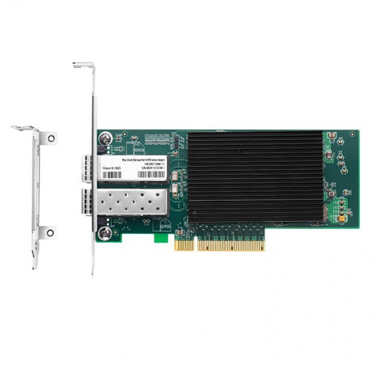 Intel XXV710 Based Ethernet Network Interface Card, 25G Dual-Port SFP28, PCIe 3.0 x 8, Comparable to Intel XXV710-DA2, Full Height&Low Profile