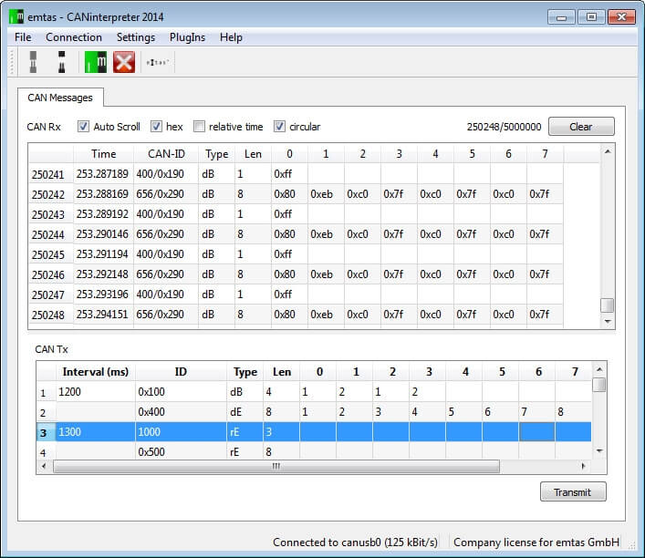 CANinterpreter (USB dongled floating license)