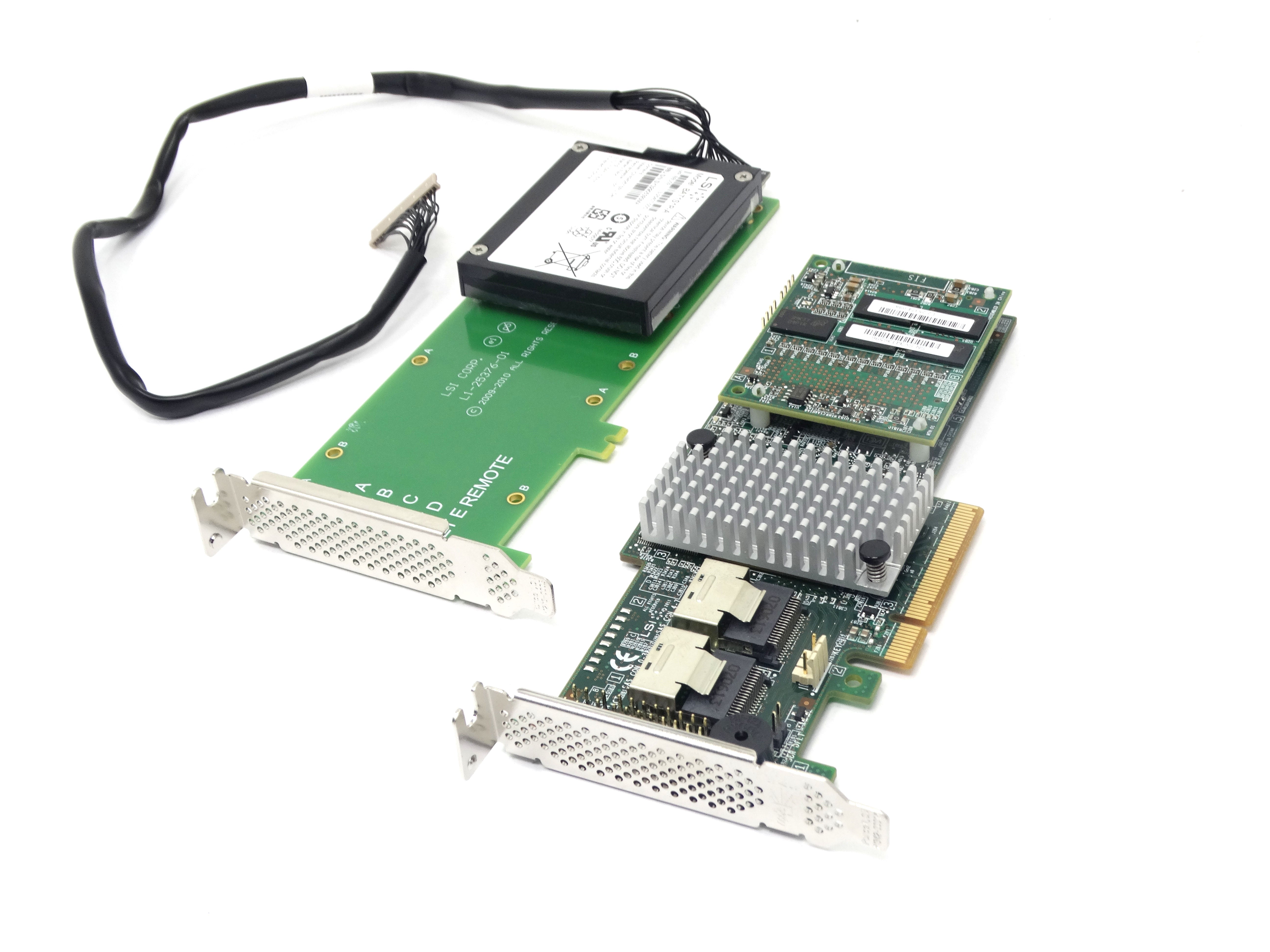 LSI 9270-8i 8-port 6Gbps SAS SATA PCIe RAID Controller Card 1GB w/ CacheVault (9270-8I)