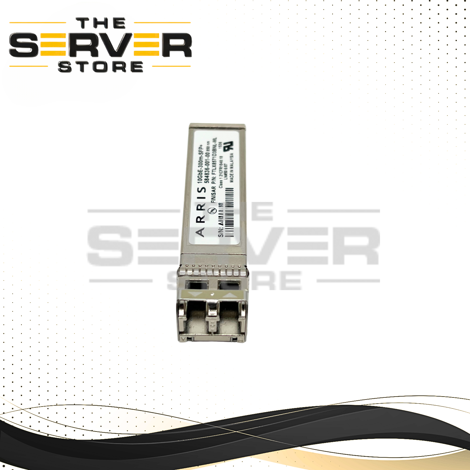 Arris 10GBase-SR SFP+ 850nm, 300m MMF DOM LC Transceiver FTLX8574D3BNL-ML 584836-001-00