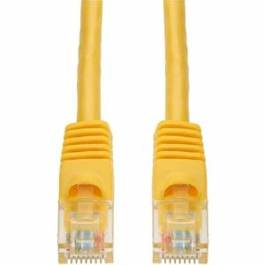 AddOn 3ft Yellow CAT 6 PVC Ethernet Cable Snagless Bubble Boot RJ-45 M/M