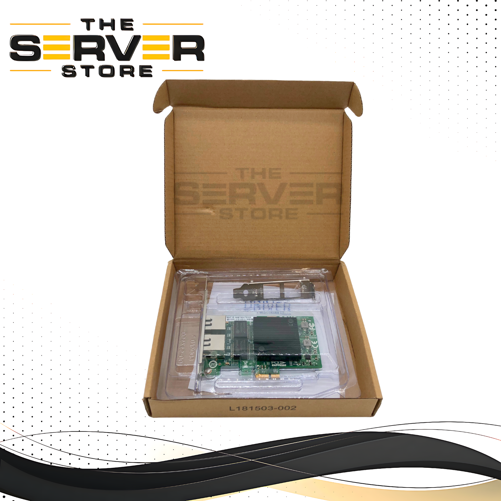 10Gtek PCIe 1.0 x1 to Dual Port 1 Gigabit (1G) RJ45 Network Interface Card (NIC) with Intel 82571EB Controller. P/N: 82571-GE-2T-X1.