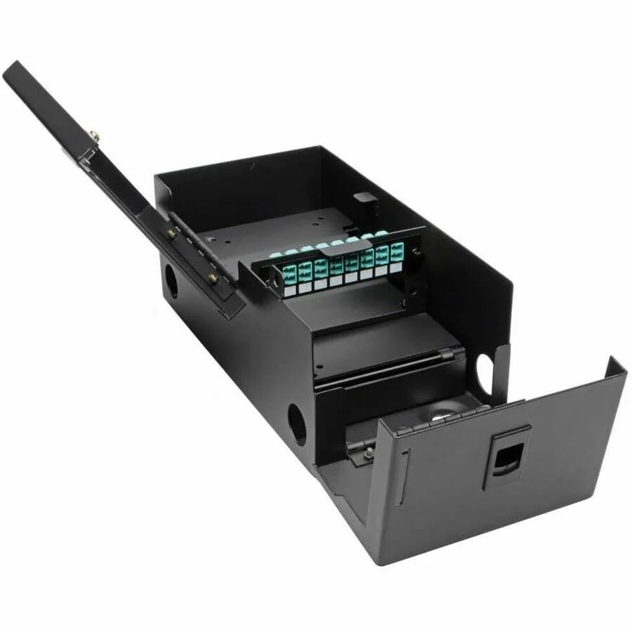 Eaton Tripp Lite Series High-Density Fiber Adapter Panel (MMF/SMF), 8 LC Duplex Connectors, Black