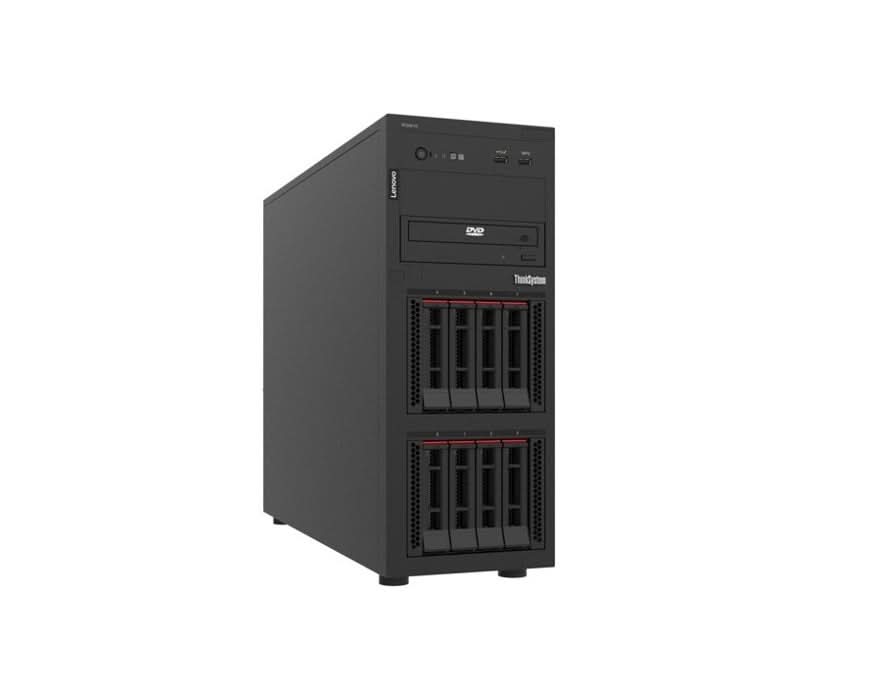 Lenovo Think System SR250 V3 7DCEA023NA 1U Intel Xeon 4-Core 16GB Server