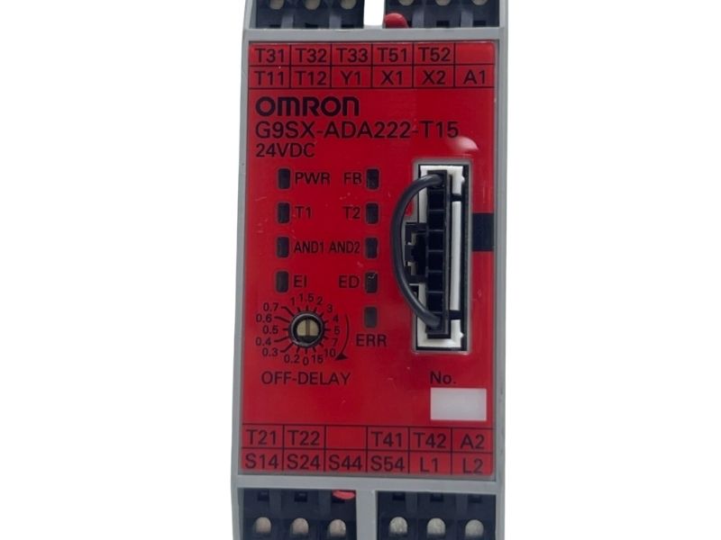 Omron G9SX-ADA222-T15-RC Safety Controller 24VDC DIN Rail SIL3 PLe