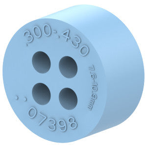 COYOTE Grommet Kits,  4-entry grommet, 0.30 in. to 0.43 in., 7.6 mm to 10.9 mm