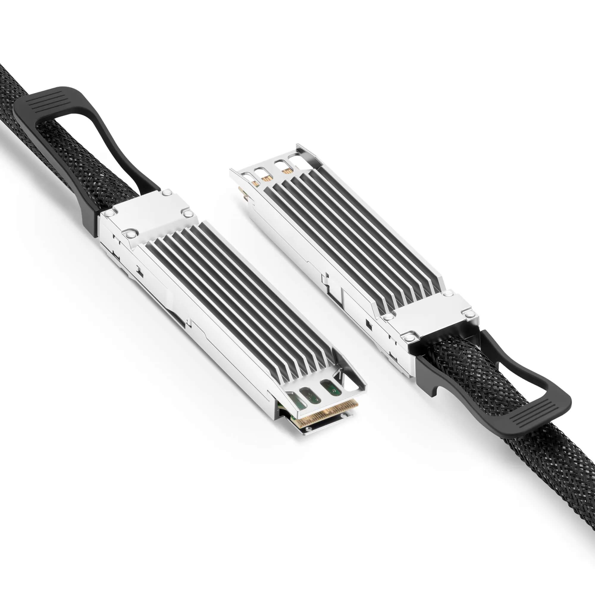 NSComm NVIDIA/Mellanox Compatible 800G OSFP Finned Top Active Direct Attach Copper Twinax Cable up to 5m(16ft)
